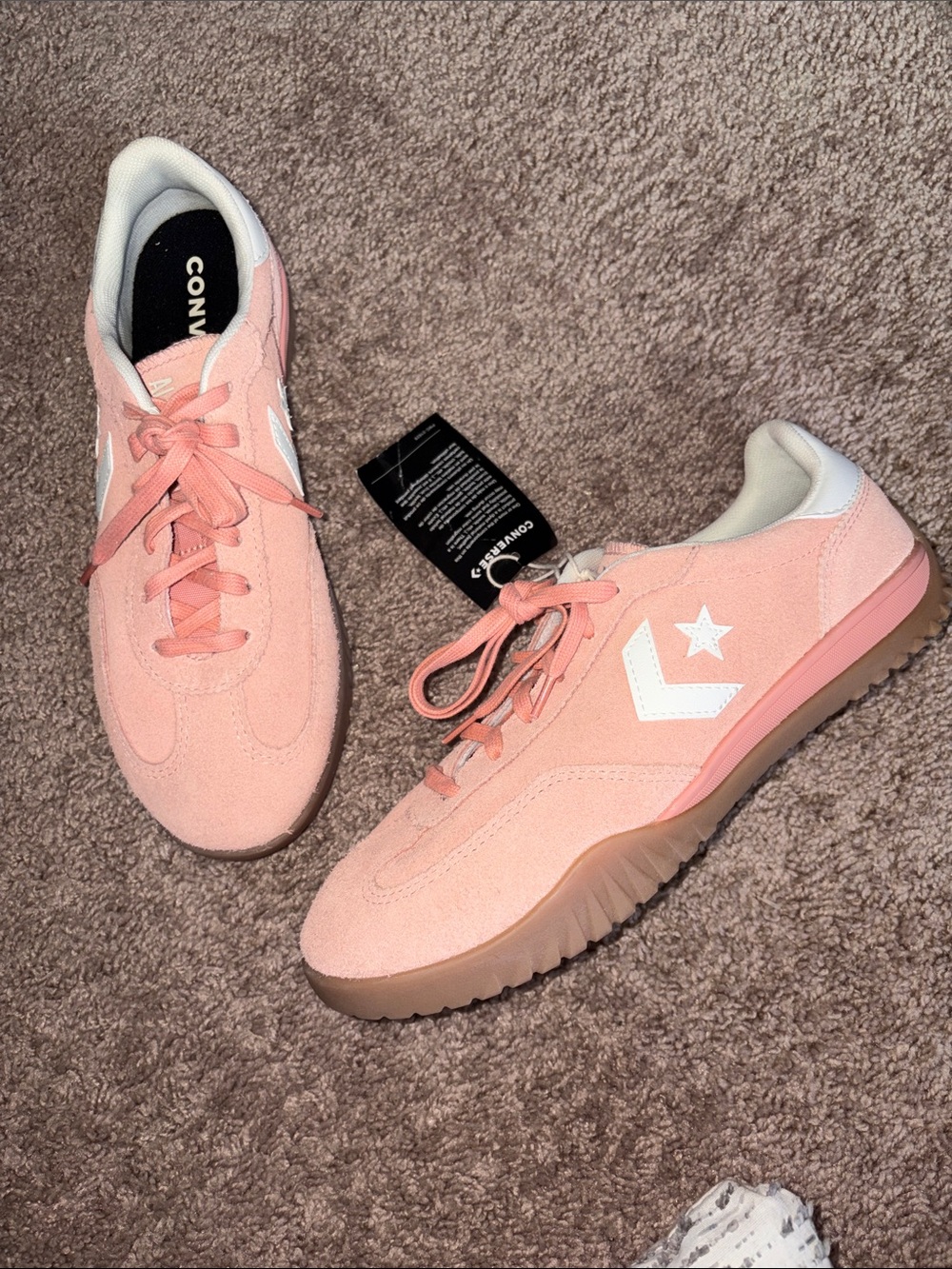 Converse Coral Pink Run Star Trainer